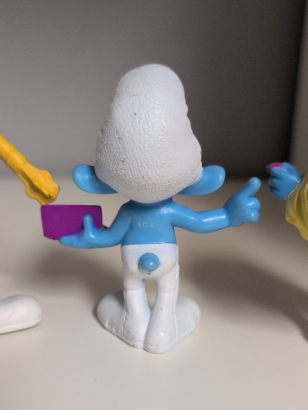 Smurf Figures Set Of 4 McDonald's 3" Smurfs Smurfette Brainy(2) Clumsy 2011 2013 - Picture 8 of 14